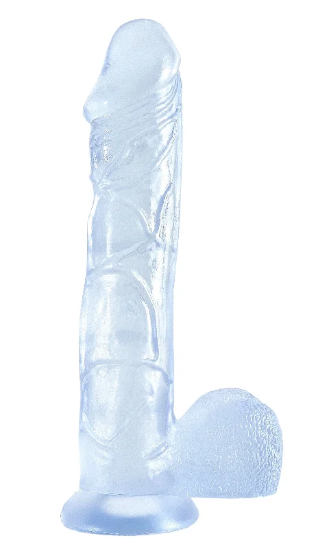 Basix Rubber Works 12 Inch Mega Dildo - Clear