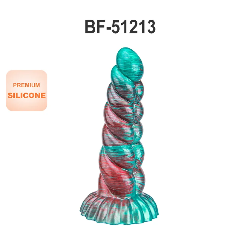 BF-51213 Special dildo sex toy colorful silicone animal dildo Hot Selling