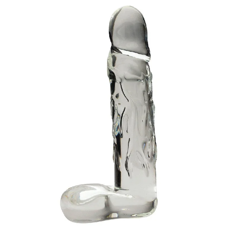 Blown Realistic Glass Dildo Toy