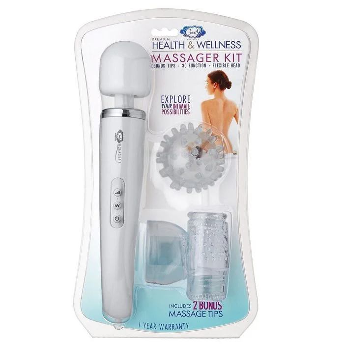 Cloud 9 Health & Wellness Massager Kit - White