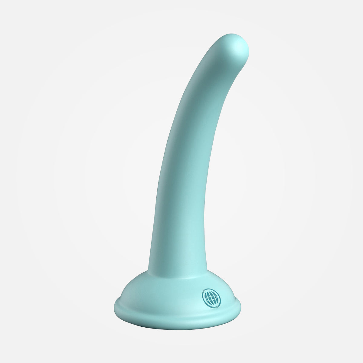 Dillio Platinum Curious Five - Teal 5'' Non-Vibrating Dildo with Suction Cup Base