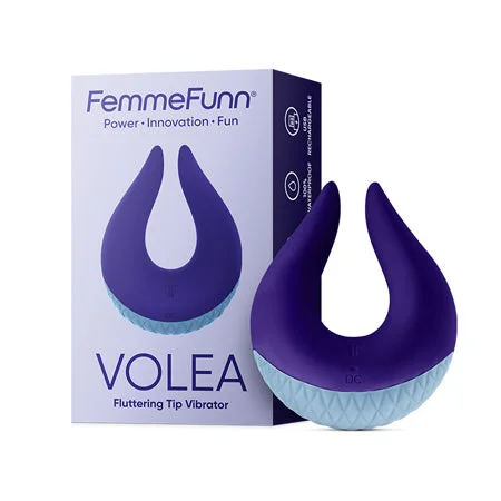 Femme Funn Volea Fluttering Tip Vibrator - Dark Purple