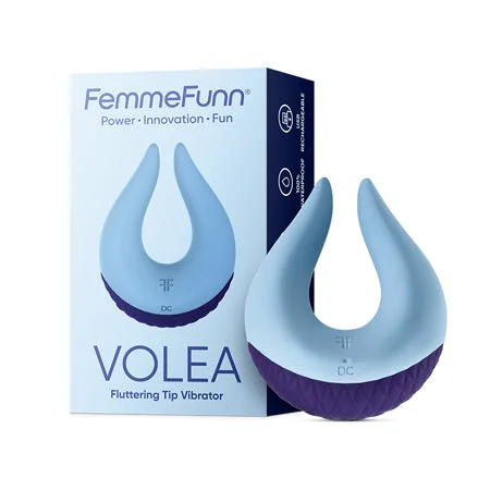 Femme Funn Volea Fluttering Tip Vibrator - Light Blue