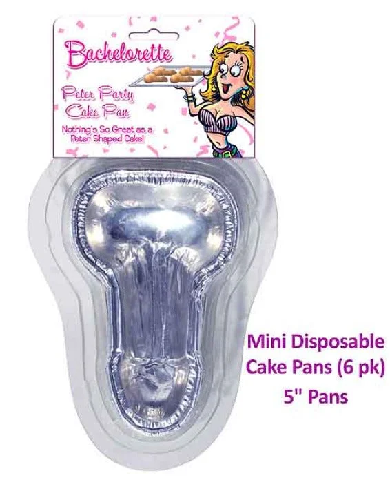 Bachelorette ''Mini'' 5 inch Pecker Cake Pan x6