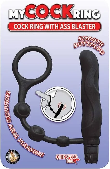 My Cock Ring w/Vibrating Ass Blaster