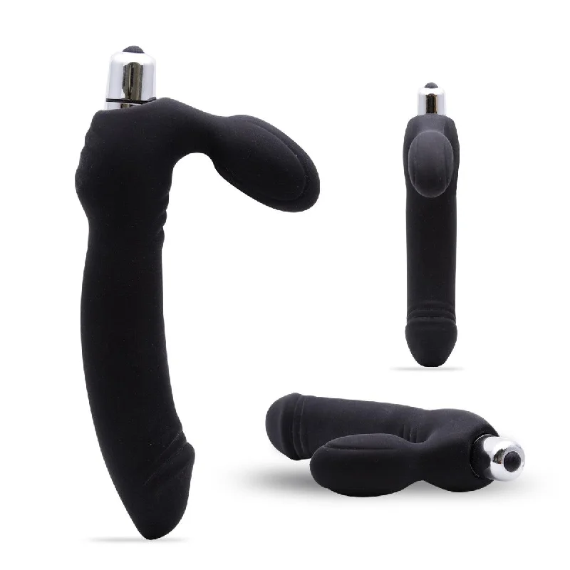 Neojoy Double Dildo Vibrator Insertable - Large - Black