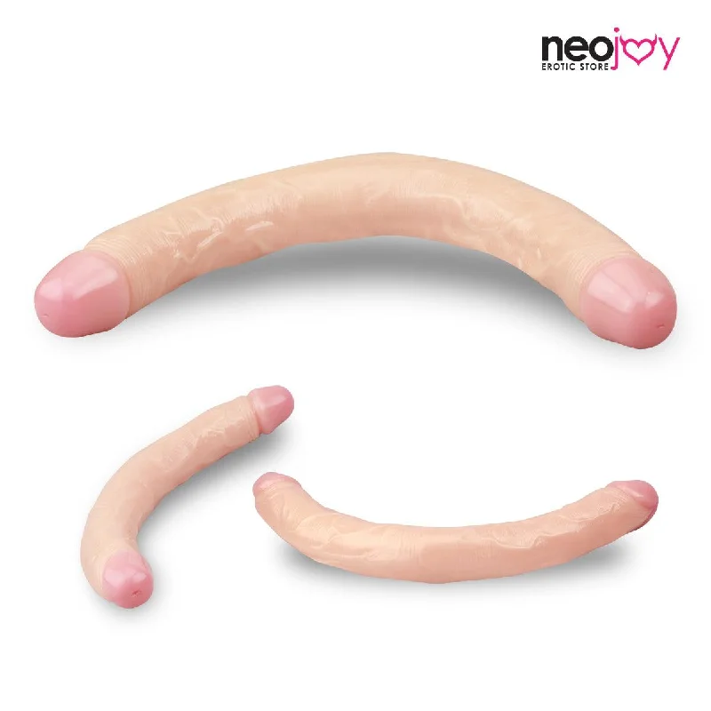 Neojoy - Realistic Double-Ended Dildo PVC - Flesh - 44.5cm - 17.5 inch