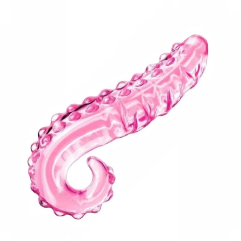 Pink Octopus Glass Dildo Tentacle Spiked Creature Squid Wand |/| Toys Anal