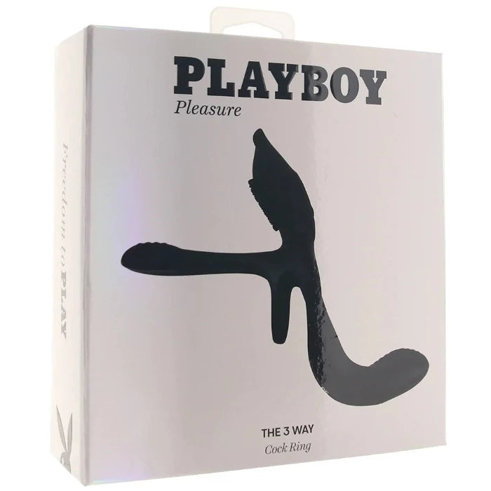 Playboy ''The 3 Way'' Vibrating Cock Ring