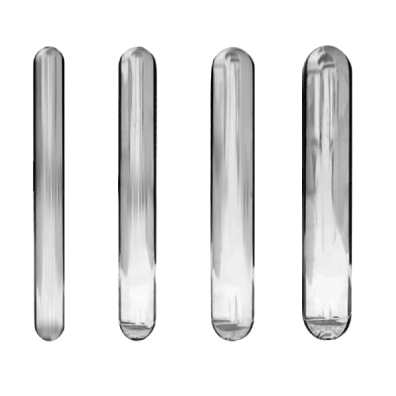 Elegant Glass Dildo Ice Rod Double |/| Xxl Deep Sided Ended