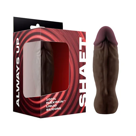 Shaft Flexskin Liquid Silicone Bullet - Mahogany