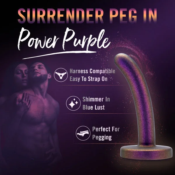 Surrender Slim 4.75 Inch Silicone Beginner & Pegging Dildo