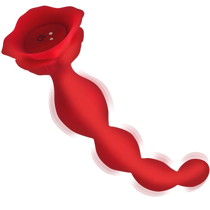 Beaded Rose Vibrator