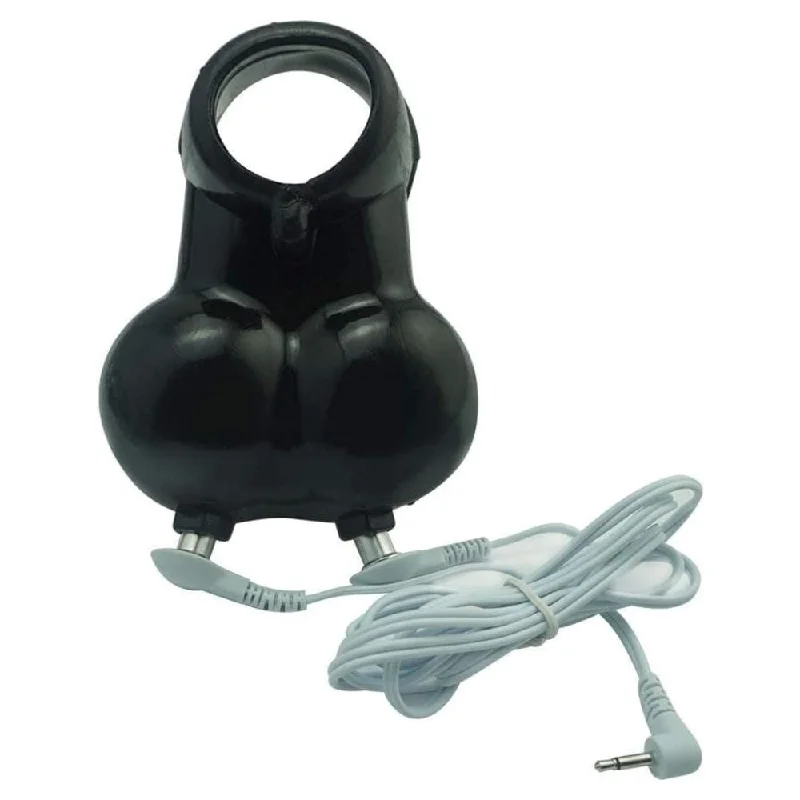 Electro Shock Ready Vibrating Cock And Balls Ring Non-Silicone|/|