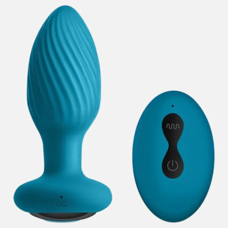 INYA - Gyrating Anal Plug with Remote- Alpine Teal