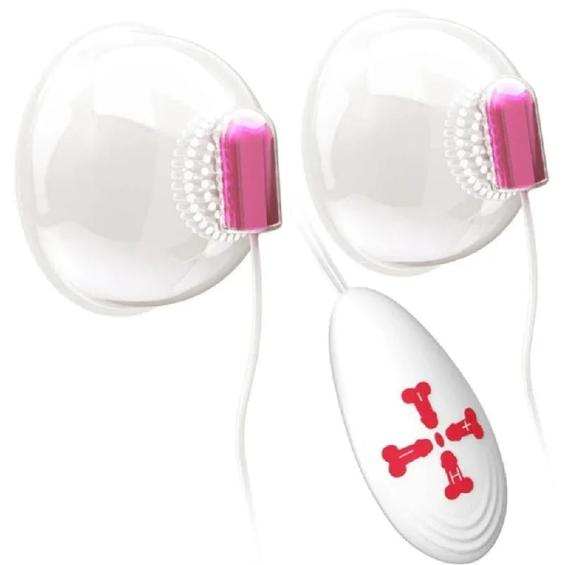 Mind-Blowing Suction 18-Speed Stimulator Tit Nipple Cups Vibrator|/|