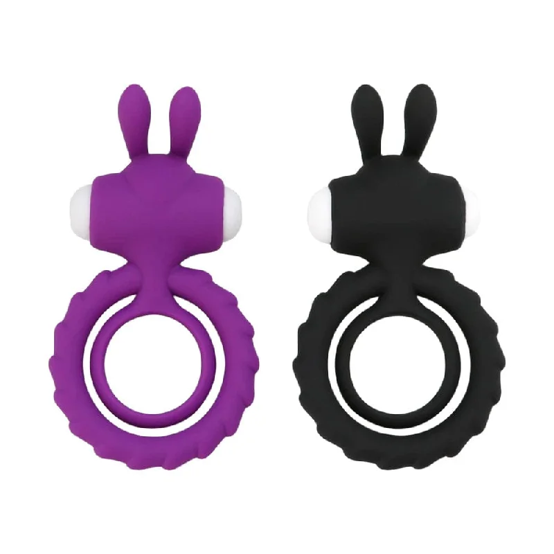 Naughty Bunny Vibrating Cock and Ball Ring|/|