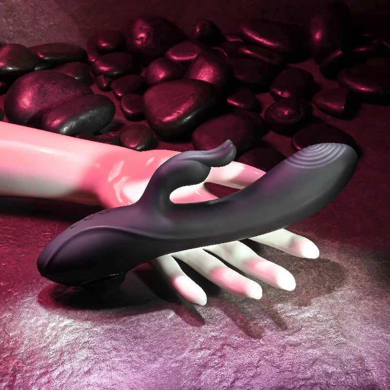 Rabbit Hole Double Ended G-Spot and Clitoral Suction Rabbit Vibrator