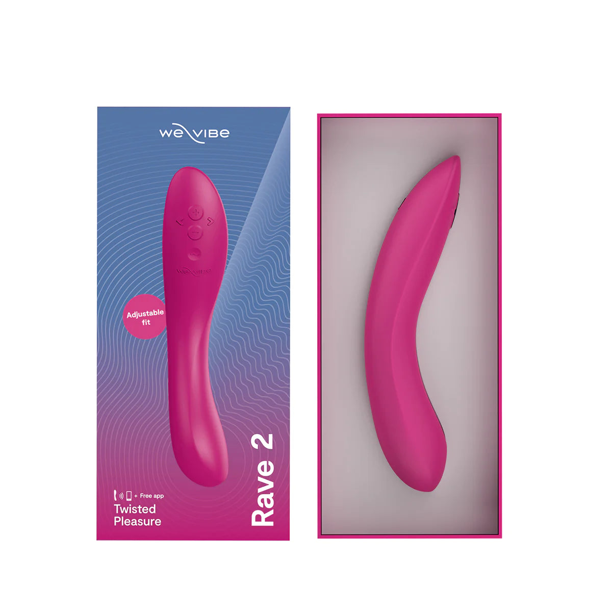 We-Vibe Rave 2 G-Spot Vibrator with APP **NEW**