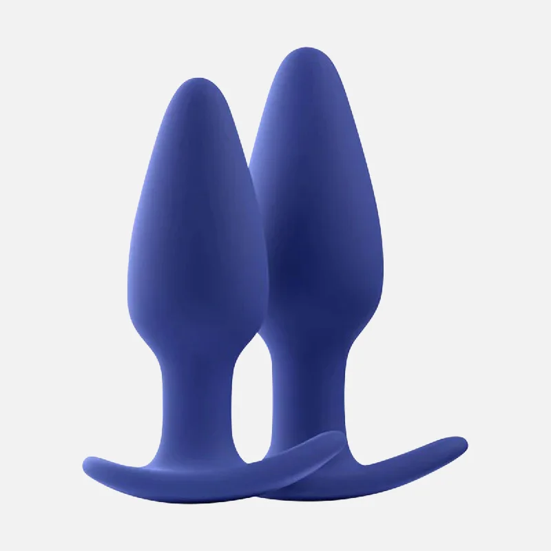 Regii 2-Piece Non Vibrating Anal Plug Set - Blue