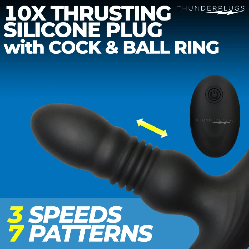 Remote Thrusting Vibrator with C&B Ring