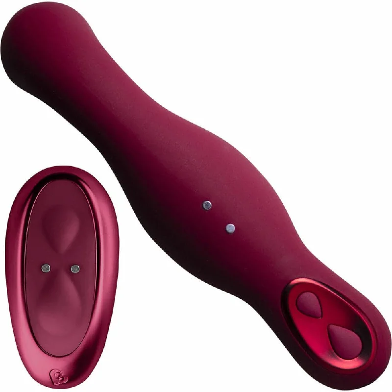 Ruby Glow Rosa Remote Silicone Ride On Vibe Combo+ Wand by Rocks Off