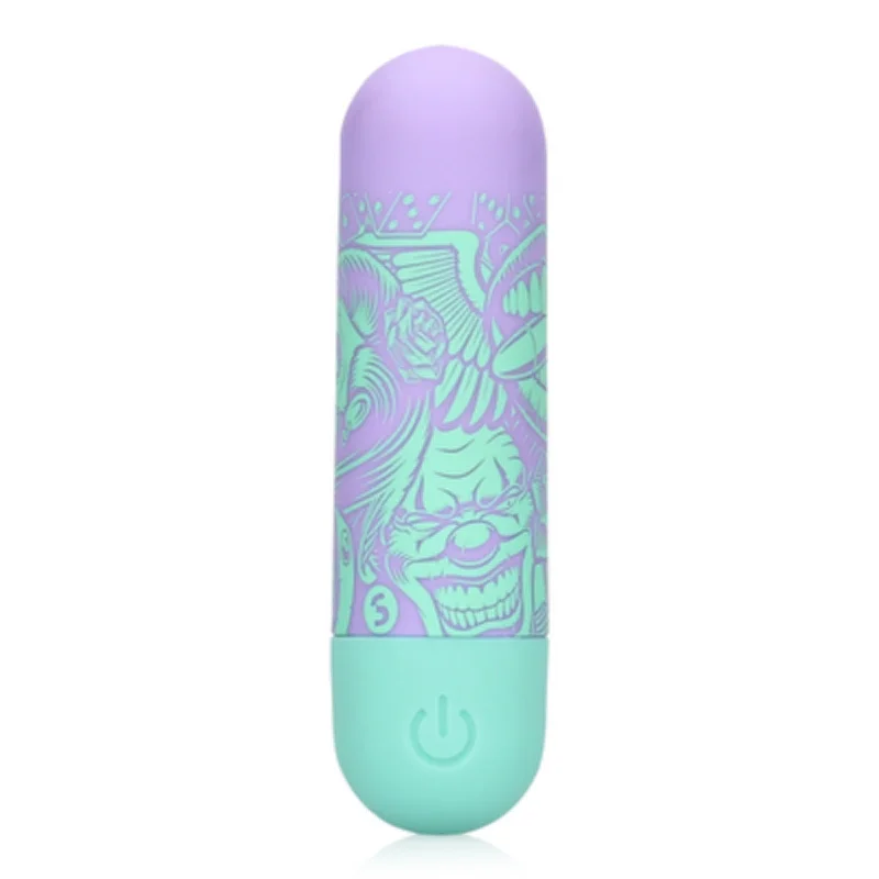 S-Line Lip Off Some Steam Bullet Vibrator Green Purple