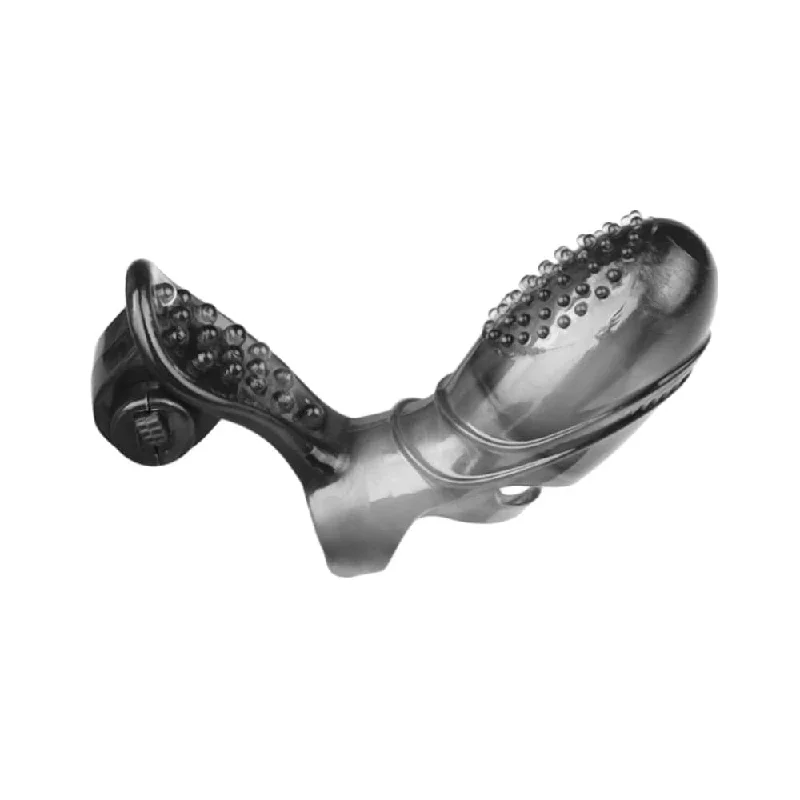 Sensational Sleeve Latex Finger Vibrator|/|