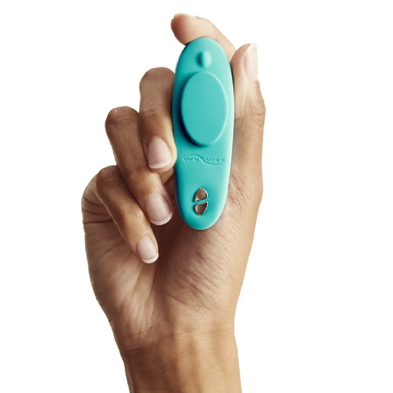 We-Vibe Moxie + Hands-Free Remote or App Controlled Panty Vibrator -  Teal