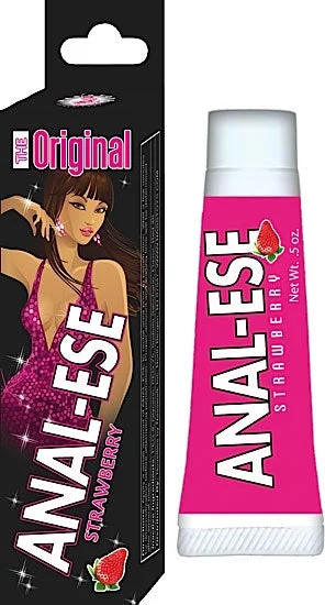 Anal-Ese Anal Lubricant - Strawberry .5oz Soft Packaging