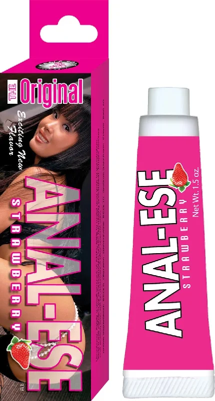 Anal-Ese Anal Lubricant - Strawberry 1.5oz