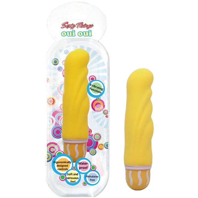 Blush Oui Oui Mini Vibrator 5.75 Inches (Yellow)