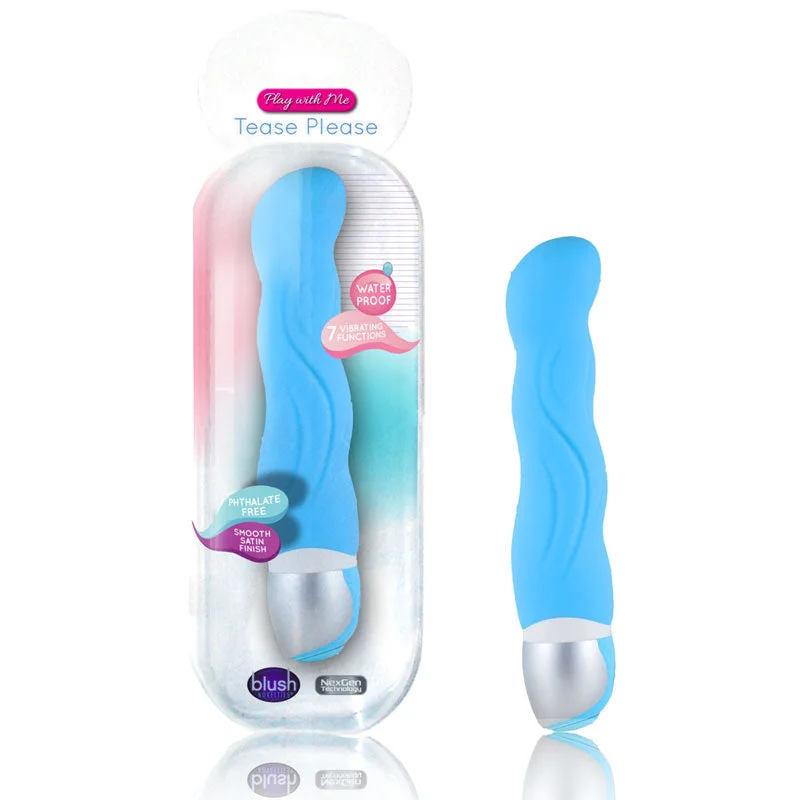 Blush Tease Please 7x Waterproof Vibrator (Blue)