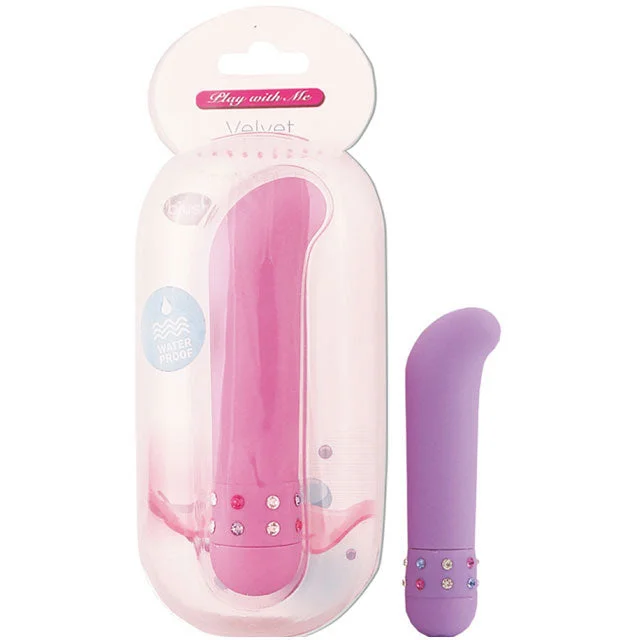 Blush Velvet G Spot Mini Vibrator Waterproof (Purple)