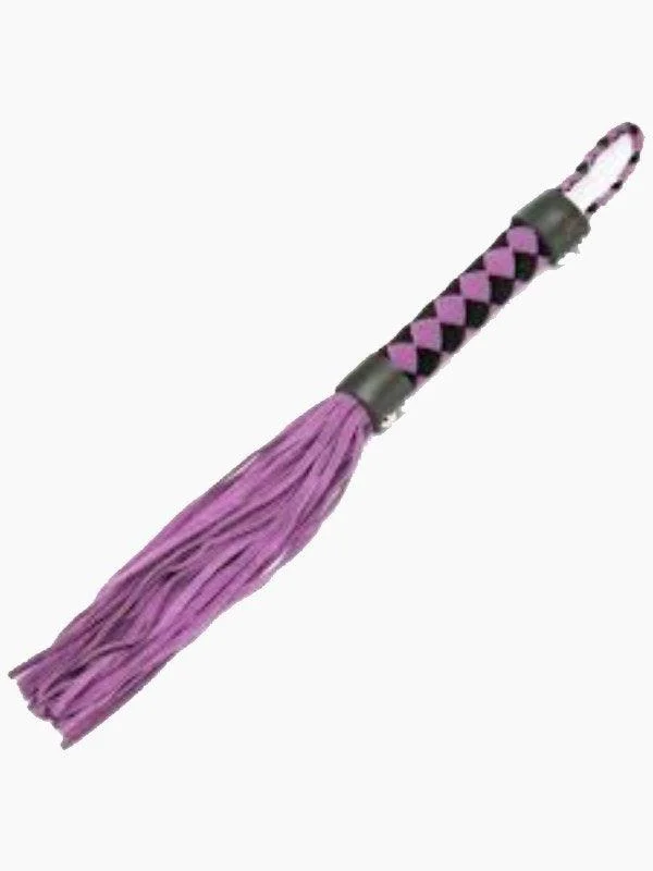 Suede Flogger Black/Purple