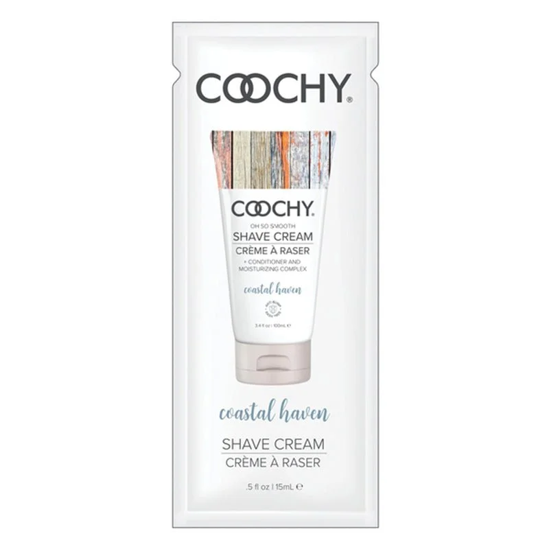 Coochy Shave Cream Coastal Haven Foil 0.5oz