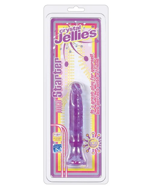 Crystal Jellies 6" Anal Starter - Purple