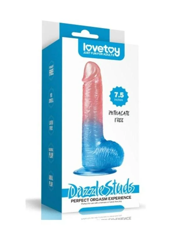 Dazzle Studs 7.5" Dildo