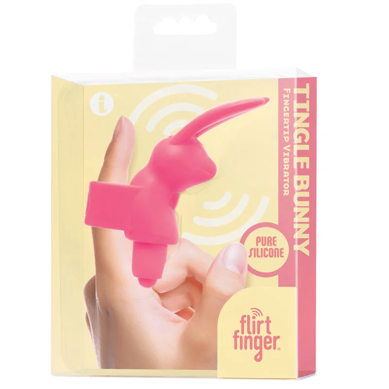 Flirt Finger Tingle Bunny Pink Vibrator