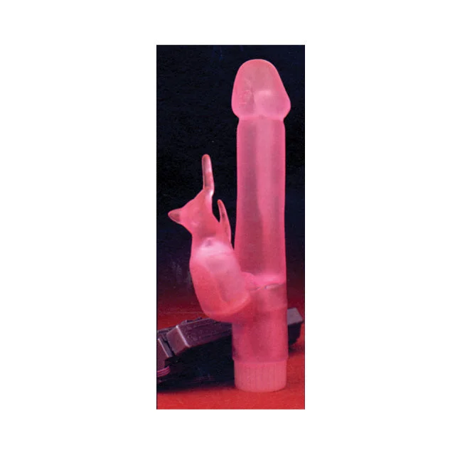 Kangaroo Vibrator Multi Speed With Clit Stimulator (Pink/3 C Batteries Required)