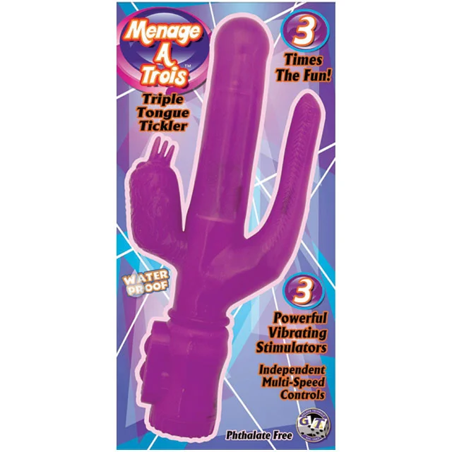 Menage A Trois Vibrator (Lavender)