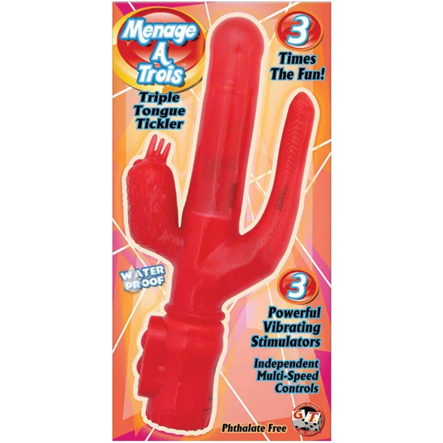 Menage A Trois Vibrator (Red)