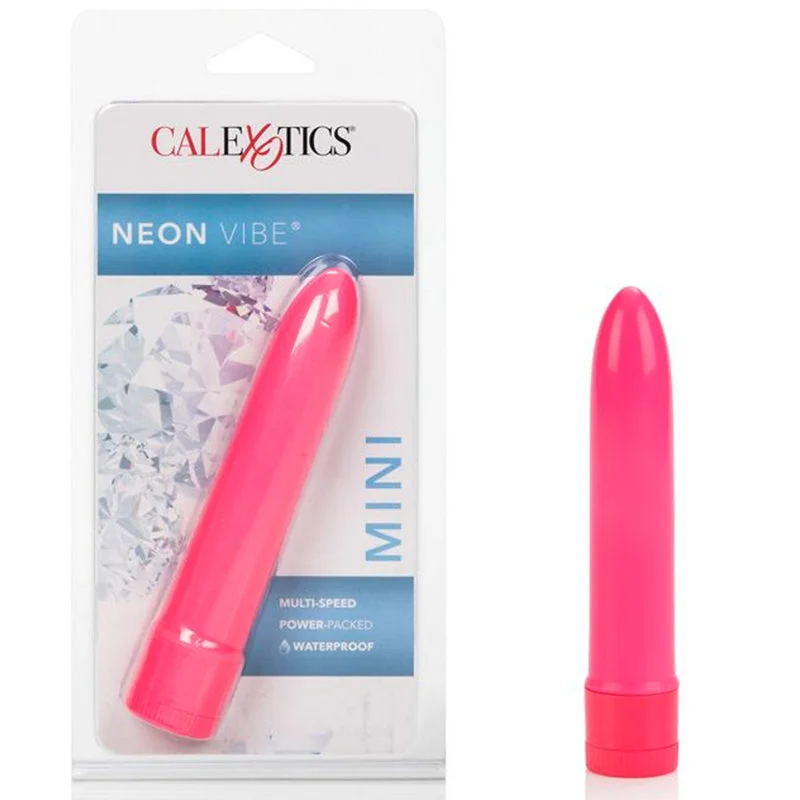 Mini Neon Multi Speed Vibrator Blue