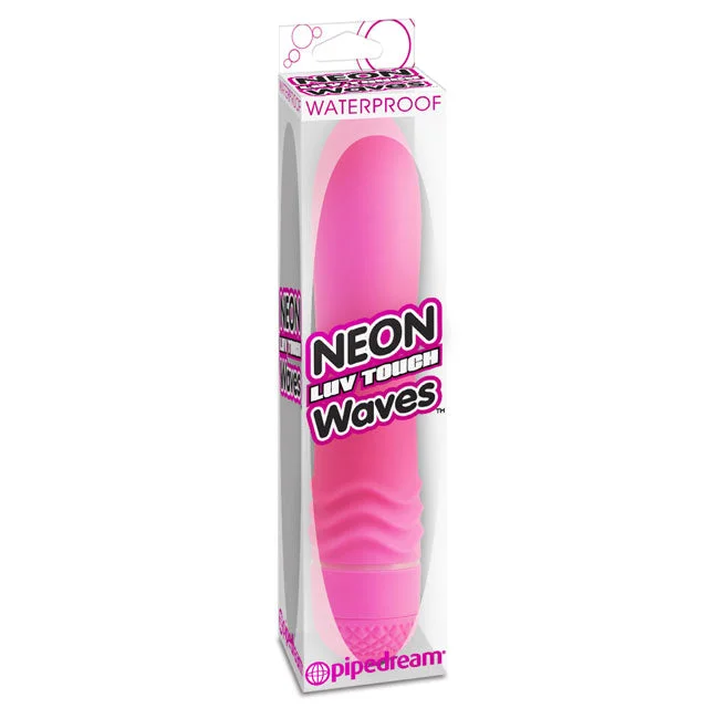 Pipedream Neon Luv Touch Waves Waterproof Vibrator Pink