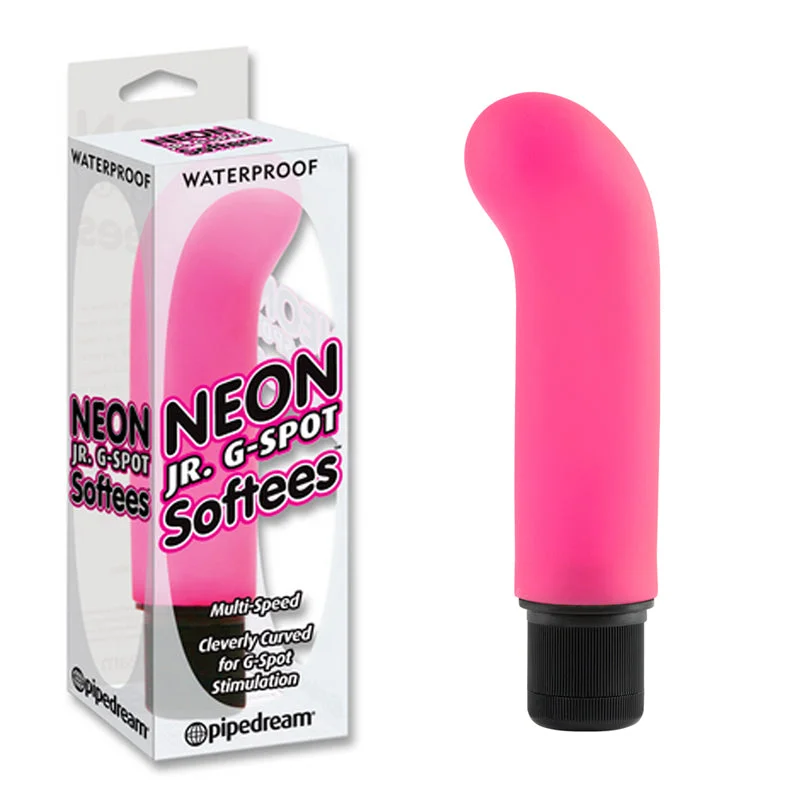 Pipedream Neon Softees Waterproof Jr. G-Spot Vibrator Pink