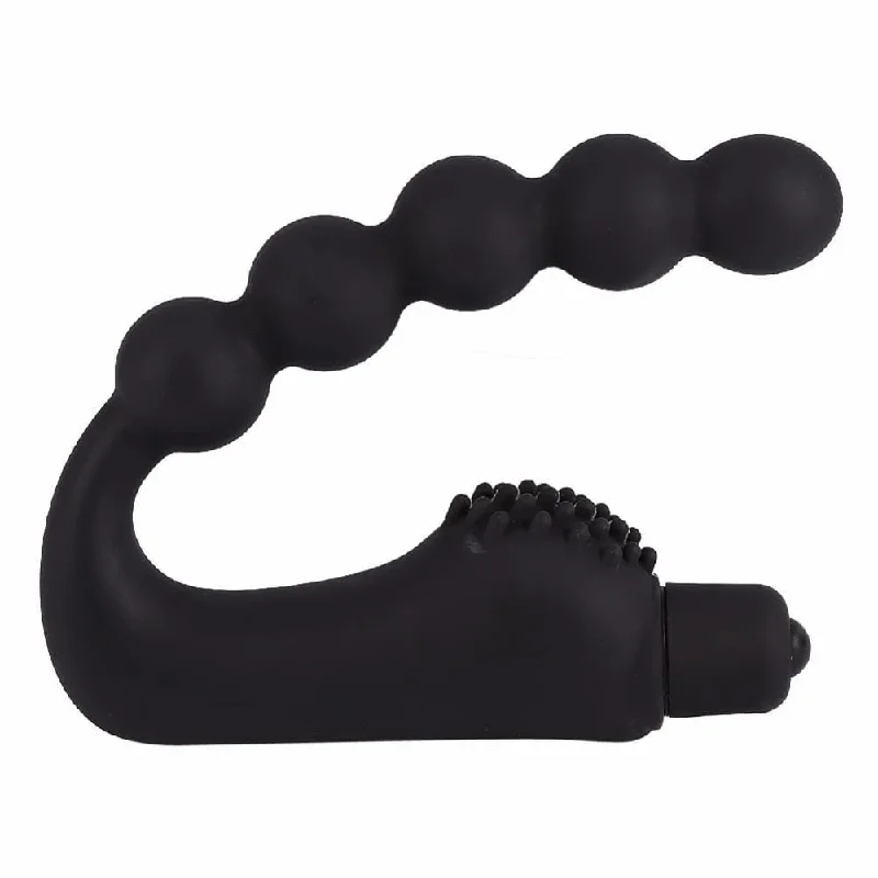 Vibrating Silicone Curved Stimulating Prostate Massaging Wand