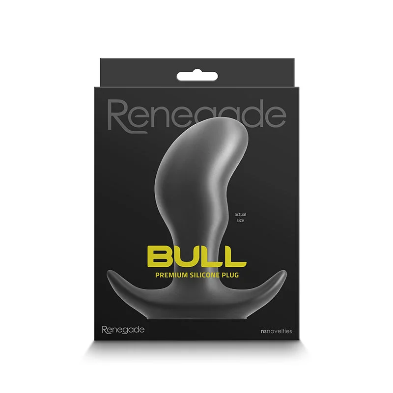 Renegade Bull Anal Plug Black Small