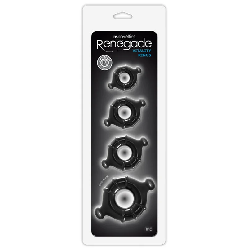 Renegade Vitality Rings Black