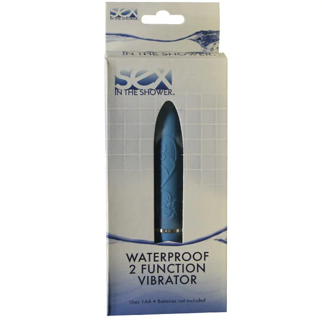 Sex In The Shower Waterproof 2 Function Vibrator (Blue)