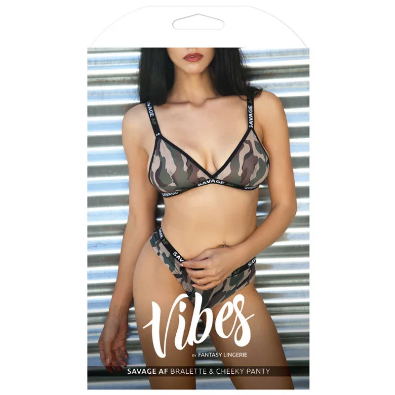 Vibes Savage AF Bralette & Cheeky SM